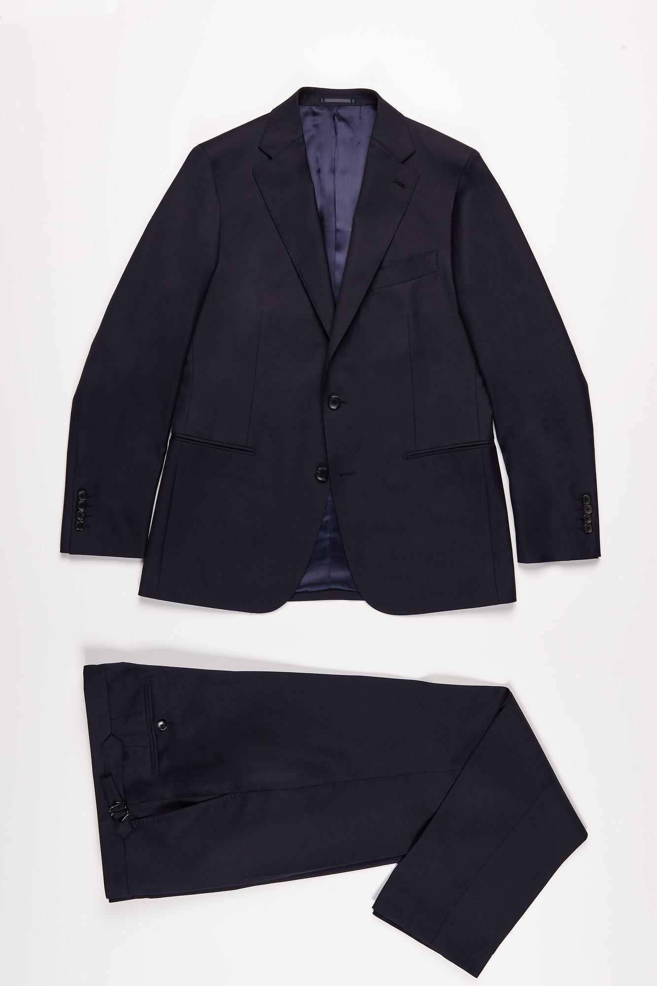 Blake Two Piece Suit Navy Wool Twill