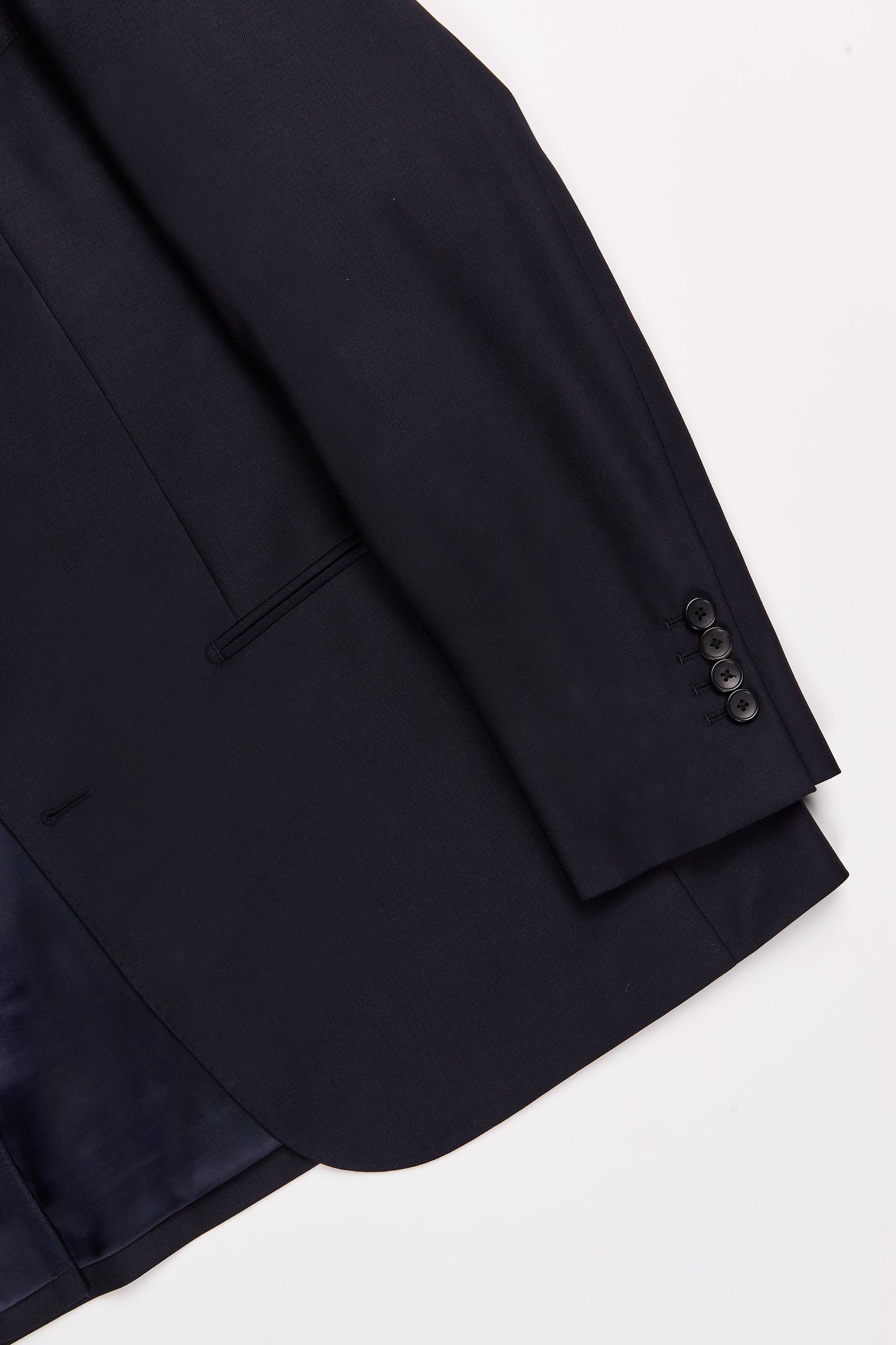 Blake Two Piece Suit Navy Wool Twill